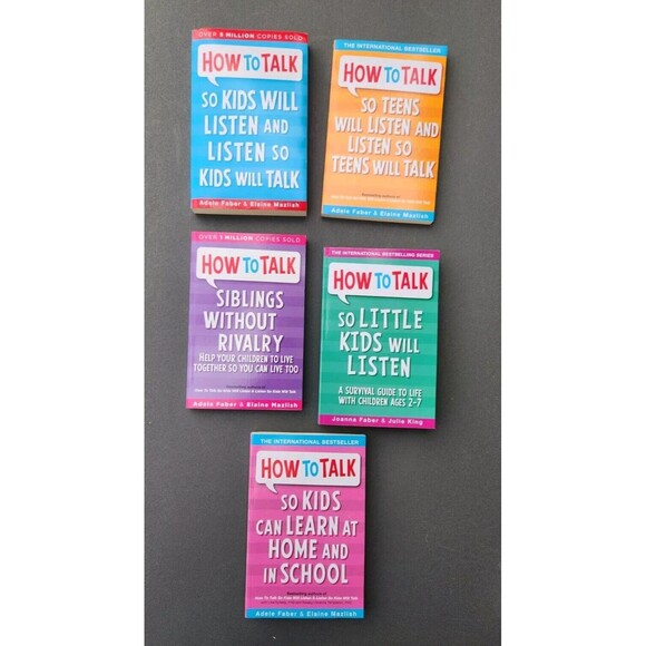 Lot of 5 How to Talk Siblings, So Little Kids, So Kids, So Teens Paperback Books - Picture 8 of 8